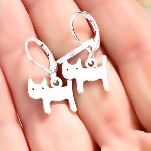 Cute kitty cat earrings - Picture 4 of 4